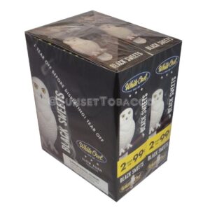 White Owl Cigarillos Black Sweets 30 Packs of 2/60ct.