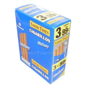 Good Times Cigarillos Blueberry 15 Packs of 3/45ct.