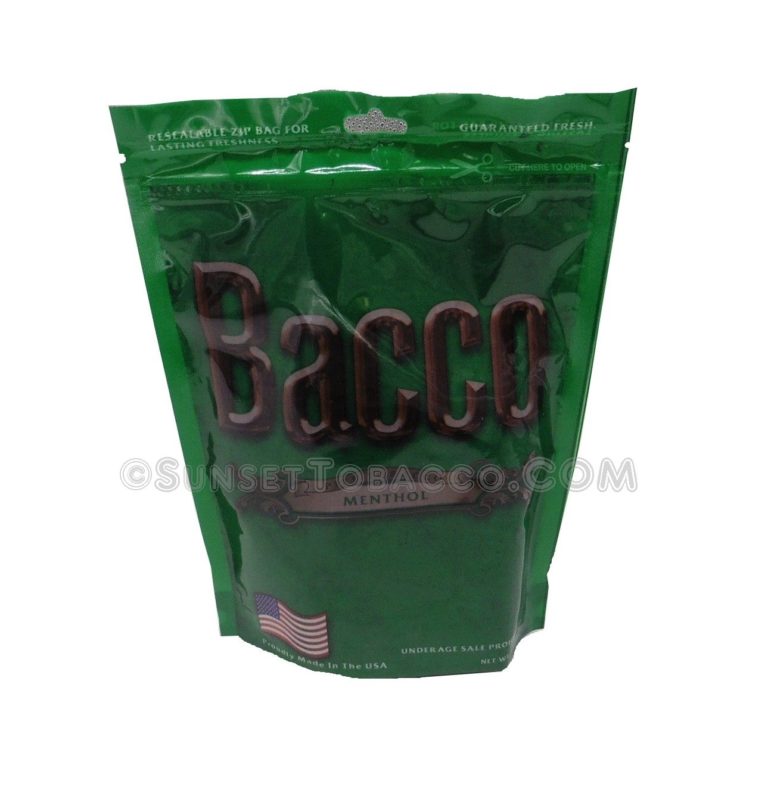 Bacco Pipe Tobacco Menthol 6 oz. / Bag
