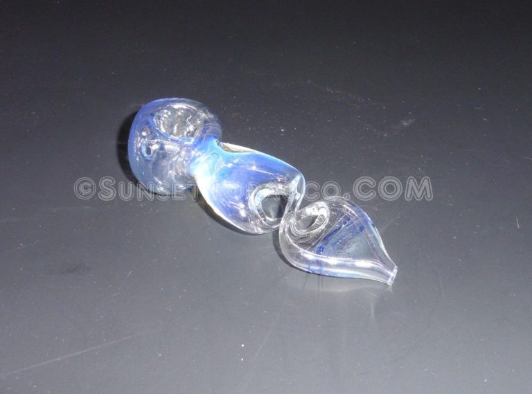 4.75" Scissor Os Fumed Glass Hand Pipe