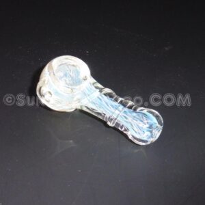 3" Spiral Glass Hand Pipe